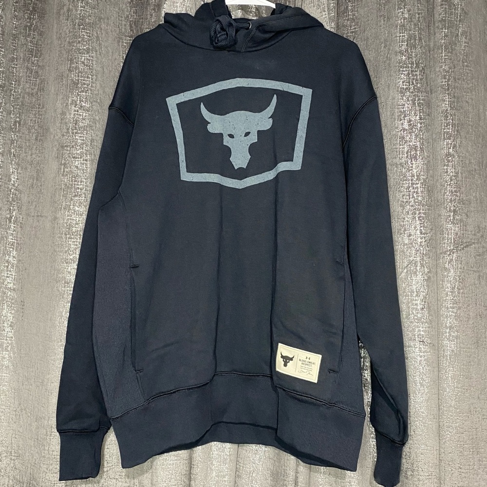Under Armour Project Rock Warm-Up Hoodie Black 1346067-001